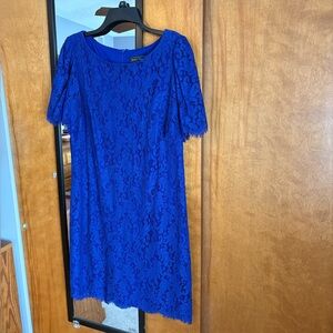 Jessica Howard Blue Lace Dress